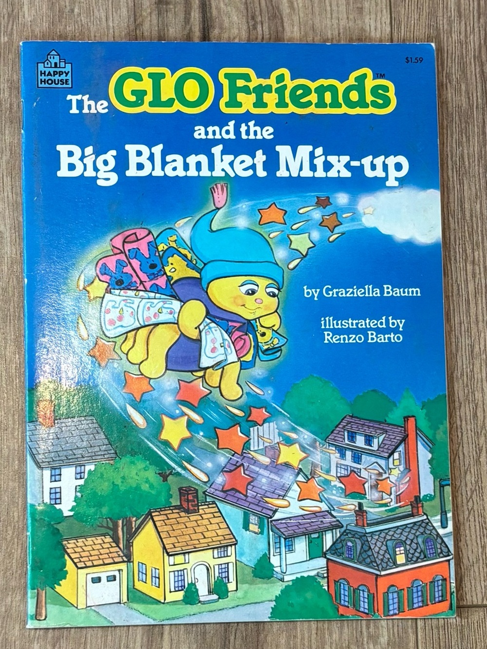 The Glo Friends and the Big Blanket Mix-Up Paperback Book Graziella Baum, 1986